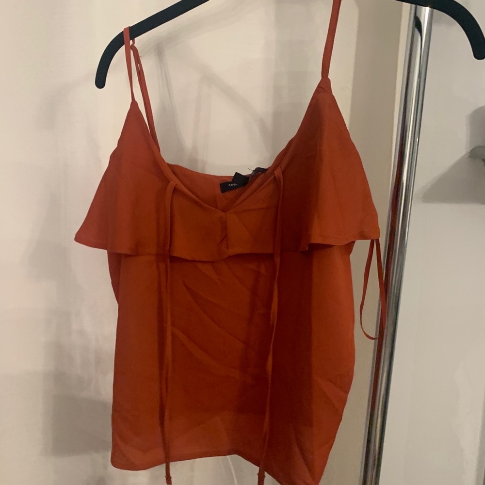 Burnt orange tank top